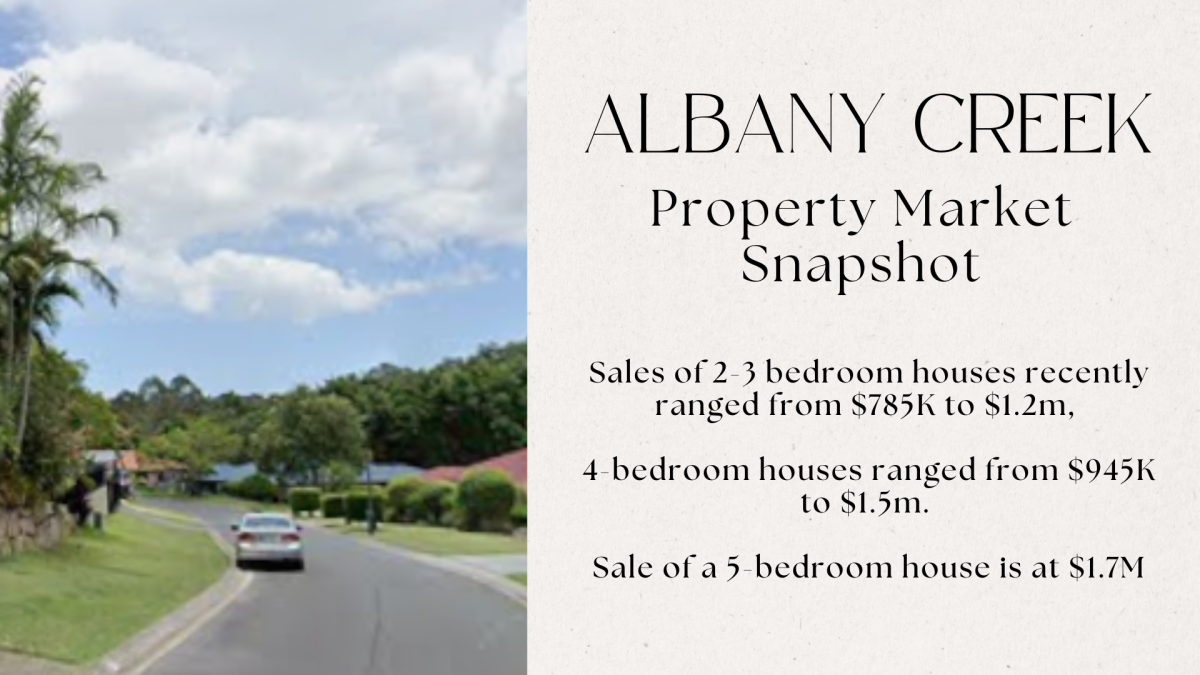 albany creek property market