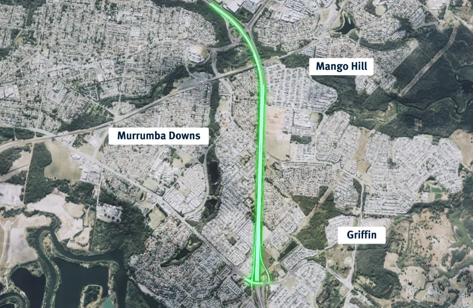 Bruce Highway near Murrumba Downs